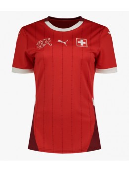 Schweiz Heimtrikot für Frauen EM 2024 Kurzarm